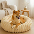 CurlCloud™ Plush Donut Dog Bed for Curl-Up Comfort
